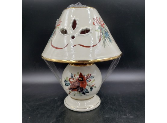 Lenox Porcelain Winter Greetings Cardinal Lamp  - Lot 2