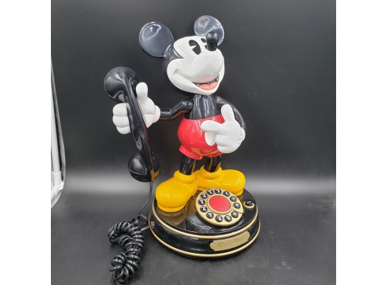 15' Mickey Mouse Animated Telephone - Works!