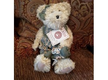 10' Boyds Bear - Netty Fisher Bear With Her Pet Frog - With Original Tags