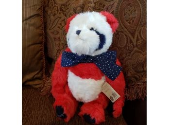 Boyd Bear *Bear Of The Month* Plush Franklin 919870 Patriotic Panda
