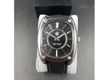 Mens OUI BIG TIME Watch - New Battery - Runs Great - Nice!