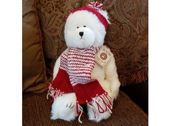 17' Boyds Bear - Yukon - Red And White Knit Hat And Original Tag 2005