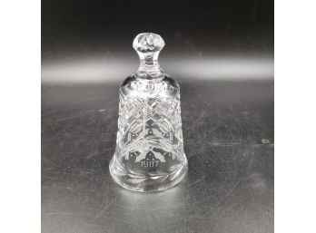 Waterford Crystal Bell - Clear Glass, 5 Inches In Height, No Chips Or Cracks