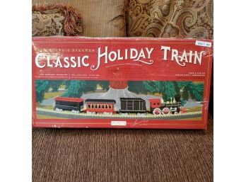 Vintage Restoration Hardware Classic Holiday Old Sturgis Steamer Train Set - Runs!