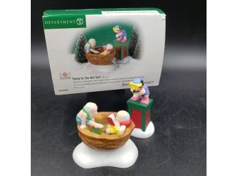 NEW IN BOX  - Dept 56 'The Elf Spa' Heritage North Pole Collection