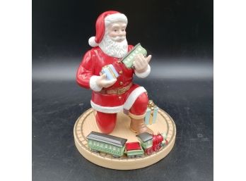 Lenox 7' Porcelain Figurine Freight Train To The North Pole - Excellent