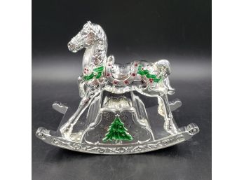 Lovely 7.5' Wallace Silver Plated Rocking Horse