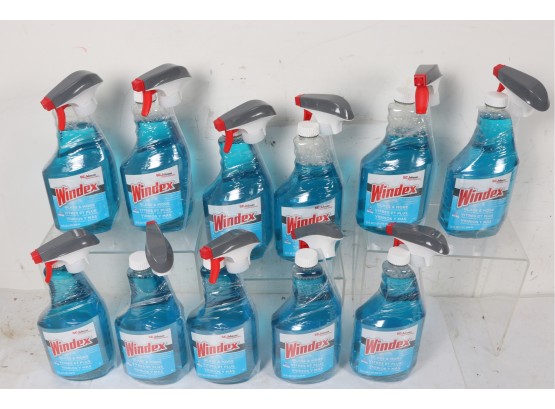 11 Bottles Of Windex Glass Cleaner With Ammonia-D Trigger Spray 32 Fl Oz