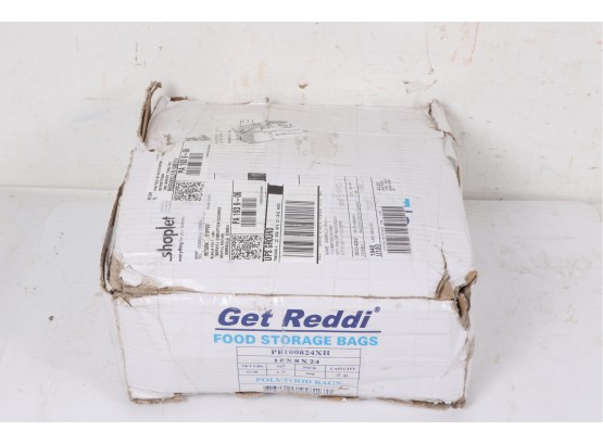 Inteplast Group Get Reddi Food & Poly Bag 10 X 8 X 24 22-Quart 0.85 Mil Clear