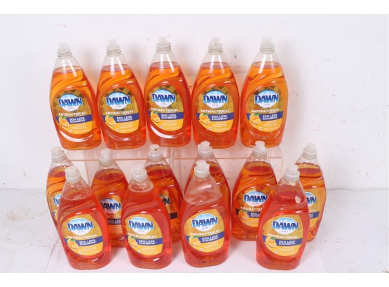 15 Bottles Of Dawn Ultra Antibacterial Dishwashing Liquid, Orange, 28-Oz
