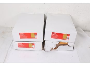 4 Boxes Of Universal Kraft Envelope, Side Seam, 28lb, 10 X 13, 100 Per Box