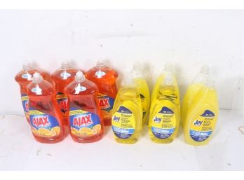 11 Misc Bottles Of Pot & Pan Dish Detergent