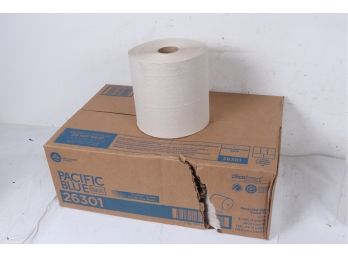 Case Of 6 Pacific Blue Basic Hardwound Roll Paper Towel 26301 6 Rolls