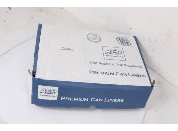 Case Of Webster High Density Resin Trash Can Liners - 10 Gal - 24' X 24'