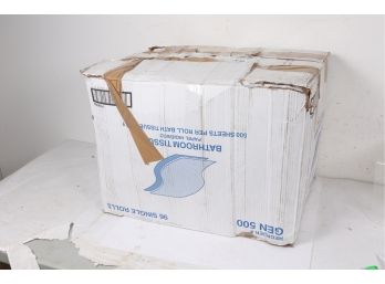 GEN Standard 2-Ply Toilet Paper Rolls, White, 96 Rolls