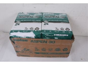 10 Reams Of Boise Aspen 30 Copy Paper, 92 Bright, Recycle, 500 Sheets
