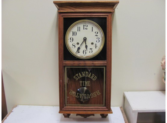 Vintage Standard Regulator Wall Clock