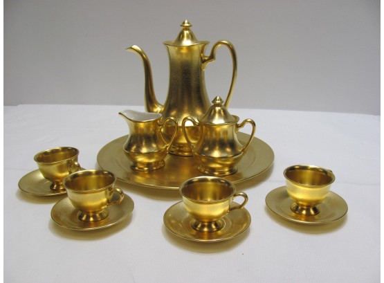 Vintage Pickard Gold Plated China 14pc
