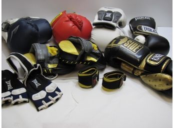 Boxing Glove And Accessories Lot