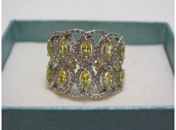 Sterling And Citrine Ring