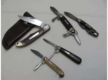 Vintage Lot Of 5 Knives