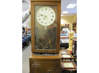 Antique Gledhill-Brook  Factory Time Clock