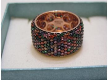 Sterling Multi Colored Ring