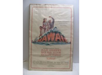 Vintage 1966 'hawaii' Movie Poster
