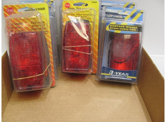 Lot Surface Mount Stop Turn Tail Lights Quantity 8