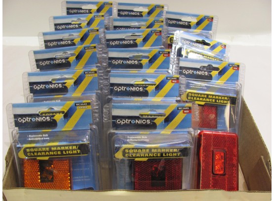Lot Of Clearance Marker Lights Quantity 16