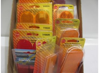 Peterson Mfg Stick On Reflectors Quantity 9 Packages