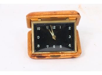 Vintage Seth Thomas Brass Travel Clock Made In Germany