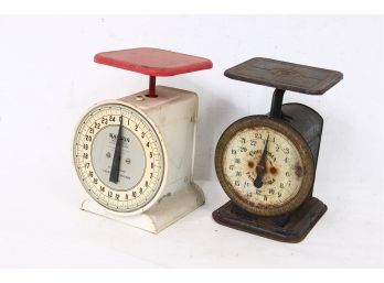 Pair Of Vintage Utility Scales From Hanson & Columbia