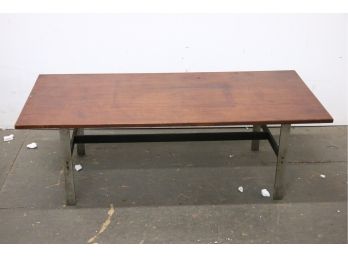 Vintage CUMBERLAND Furniture Mid-century Wood & Metal Coffee Table