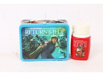 Vintage Thermos Star Wars Return Of The Jedi Lunch Box And Container