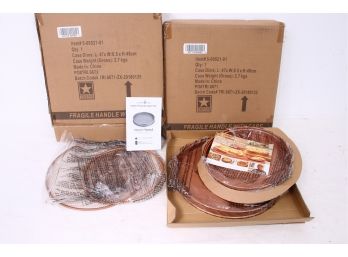 Pair Of Copper Chef Perfect Pizza Crisper Pan - NEW Retail $50 Each On QVC