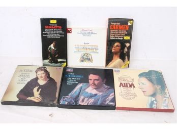 Vintage Pre-recoded Music Audio Cassettes With Opera Music
