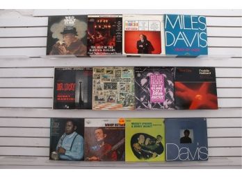 Lot Of Vintage LP 33 Vinyl Record Albums - Mainly Jazz Music Miles Davis, Henry Mancini & More