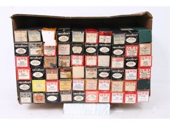 Vintage Lot Of Player Piano Rolls
