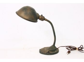 Antique EAGLE Art Deco Gooseneck Portable Lamp
