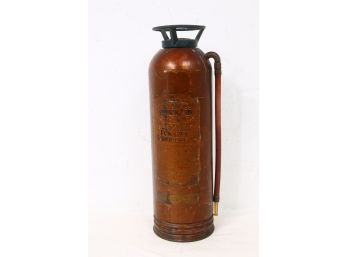Antique Copper General Quick Aid Fire Extinguisher Model TS-15