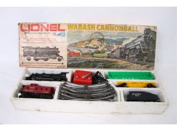 Vintage Lionel Wabash Cannon Ball Electric Train Set