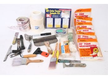 Group Of Painter And Contractor Tools And Accessories