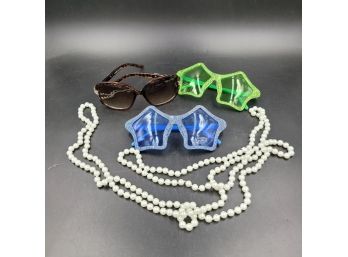 Lot Of Fun Accessories - Sunglasses, Beads