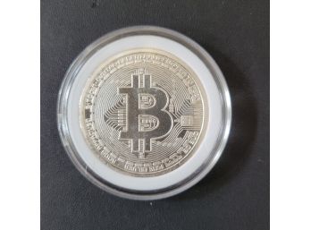 Limited Edition 2022 Bitcoin Commemorative 1 Oz .999 Silver Coin