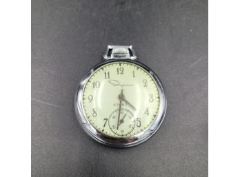 Vintage 1960 Ingraham Sturdy Pocket Watch - Winds And Keeps Time