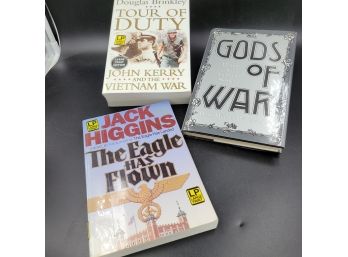 Lot Of 3  Military War Books WWII And Vietnam 2 Are LARGE  PRINT