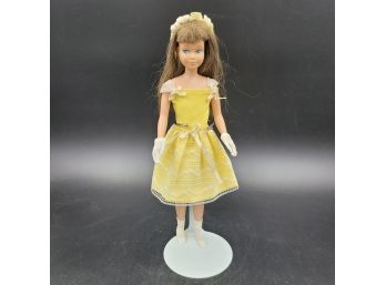 Vintage 1964 Mattel Skipper Doll #950 With #1904 Flower Girl Ensemble