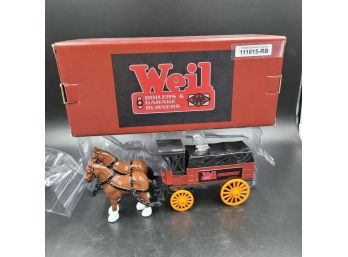 New In Box Vintage 2005 Weil-mc Lain 125th Anniversary Diecast Horse And Wagon By Ertl