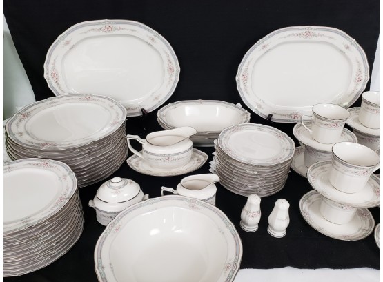 Noritake China Rothschild Service For 12 With Extras